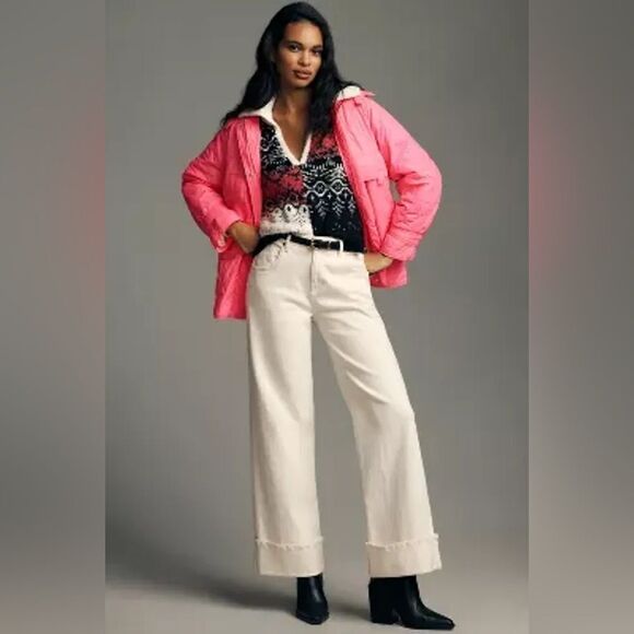 NWT Anthropologie quilted shacket. Small - Picture 1 of 3